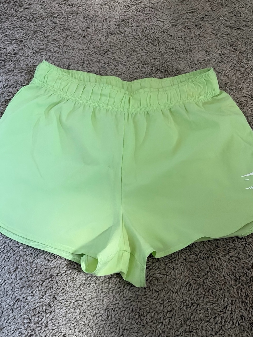 Women’s Neon Lime Athletic Shorts